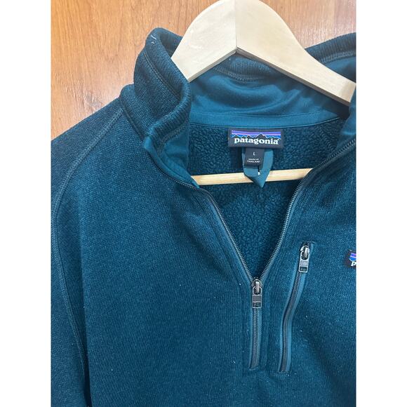 Patagonia Better Sweater Mens Sz Large 1/4 Zip Knit Fleece Pullover Jacket - Picture 5 of 7